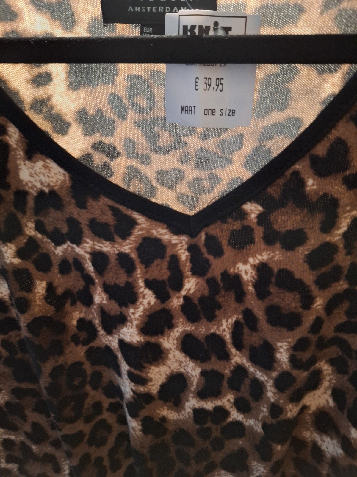 ==NIEUW== Leopardprint Jurk XL 46, IVY, Maat 46/48 (XL) of groter, Nieuw, Knielengte