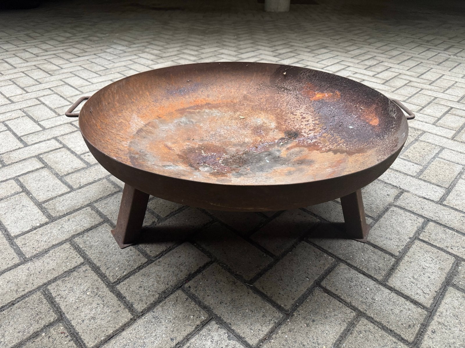 Robuuste vuurschaal - Gezellige avonden in de tuin, Tuin en Terras, Ophalen, Gebruikt
