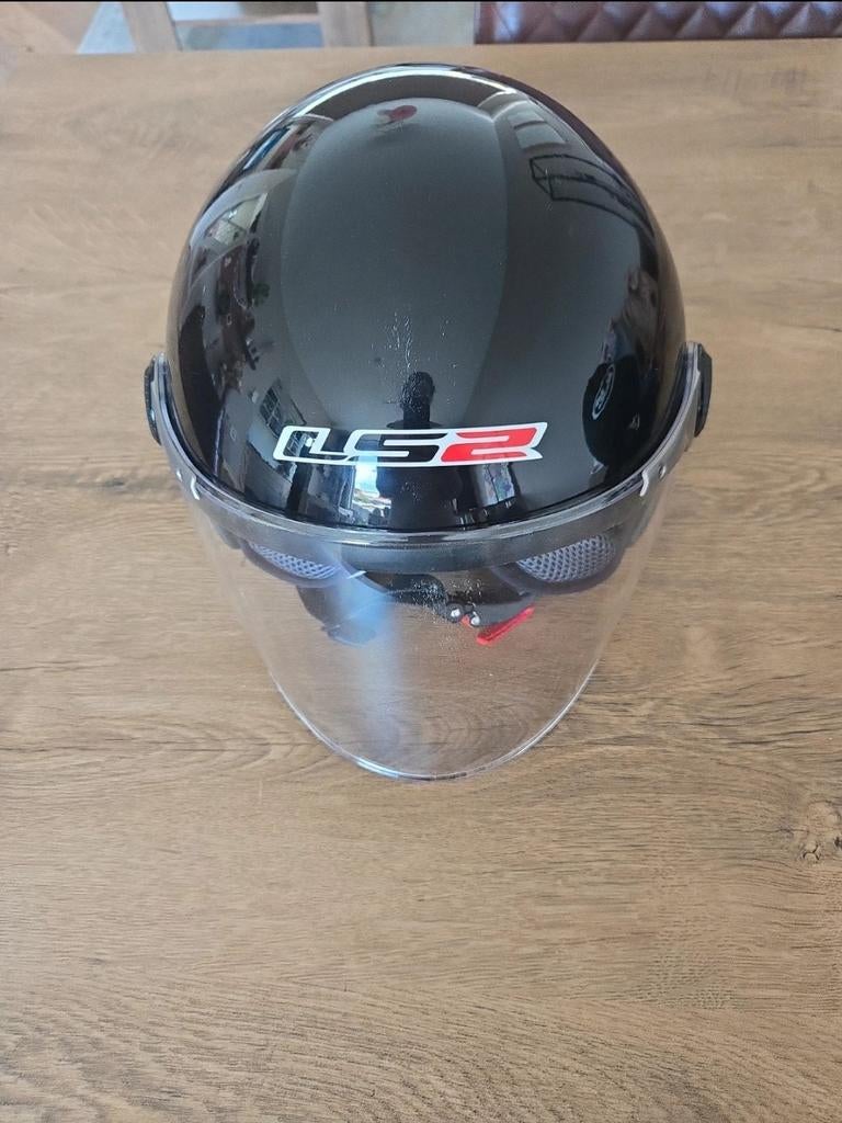 LS2 Jethelm Zwart Maat M, Ophalen of Verzenden