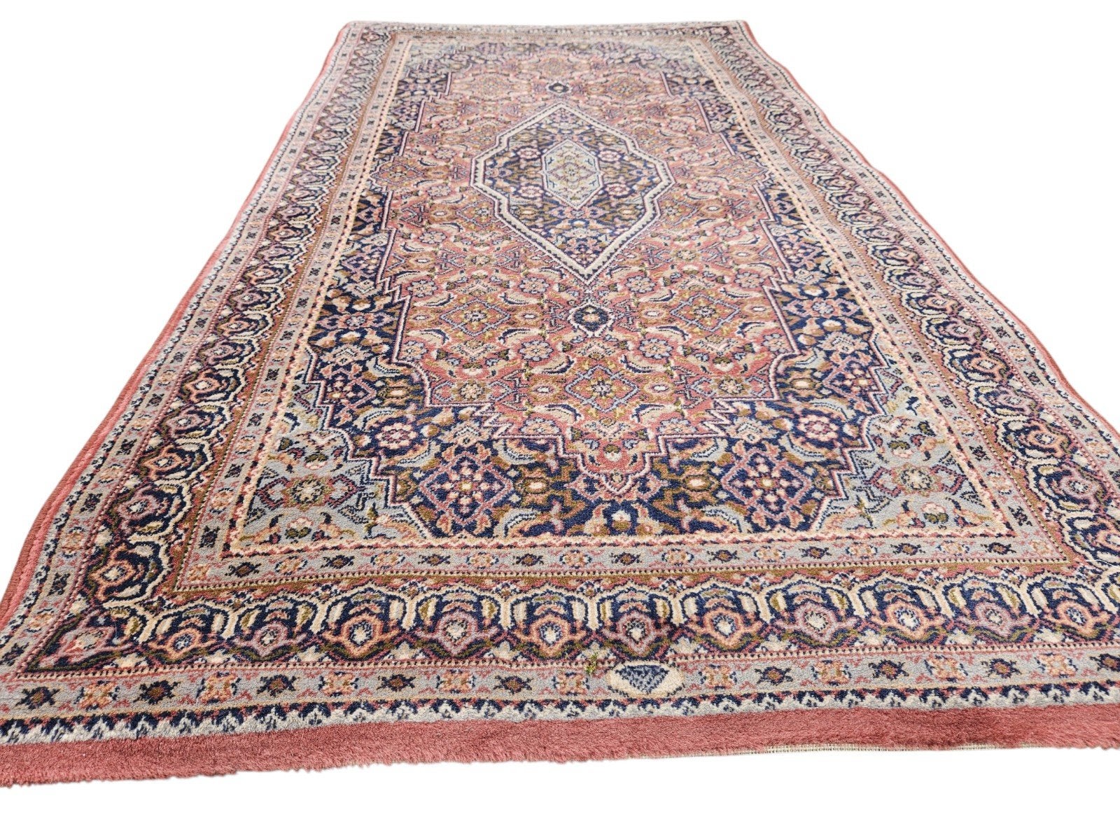 Prachtig vintage tapijt 83 x 158 cm, Gebruikt, 200 cm of meer, Ophalen of Verzenden, 200 cm of meer