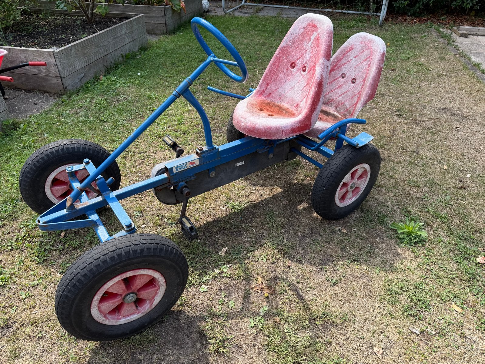 Mammoet skelter met duo zit, Ophalen, Gebruikt, Overige merken, Duozit