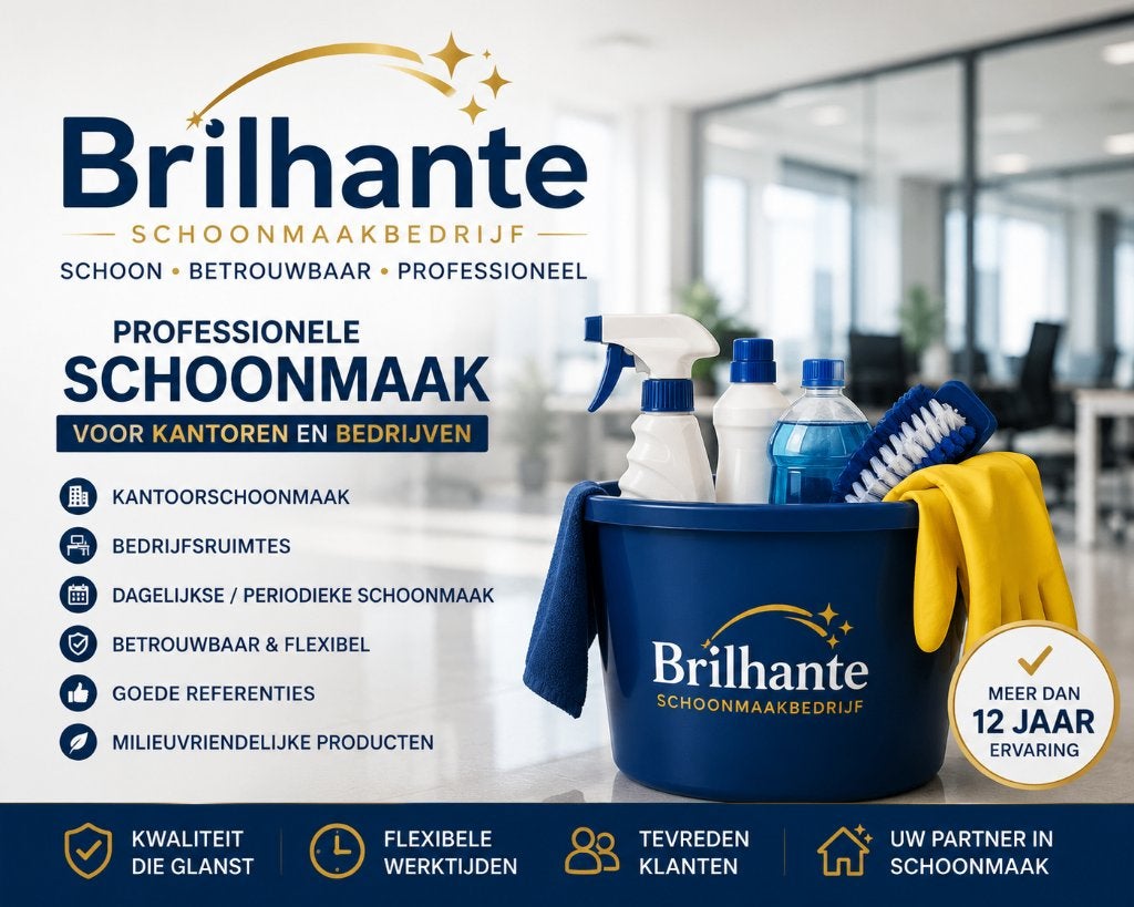 Kantoorschoonmaak | 12+ Jaar Ervaring, Schoonmaken bedrijfsruimte