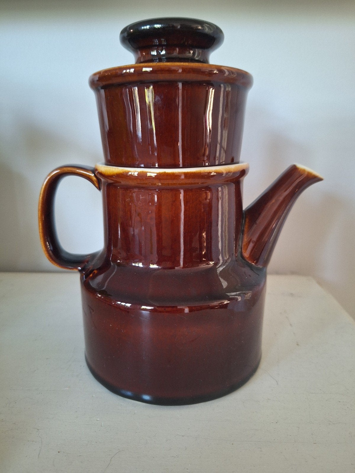 Vintage koffiepot Douwe Egberts/Heisterholzer Steinzeug, Ophalen of Verzenden