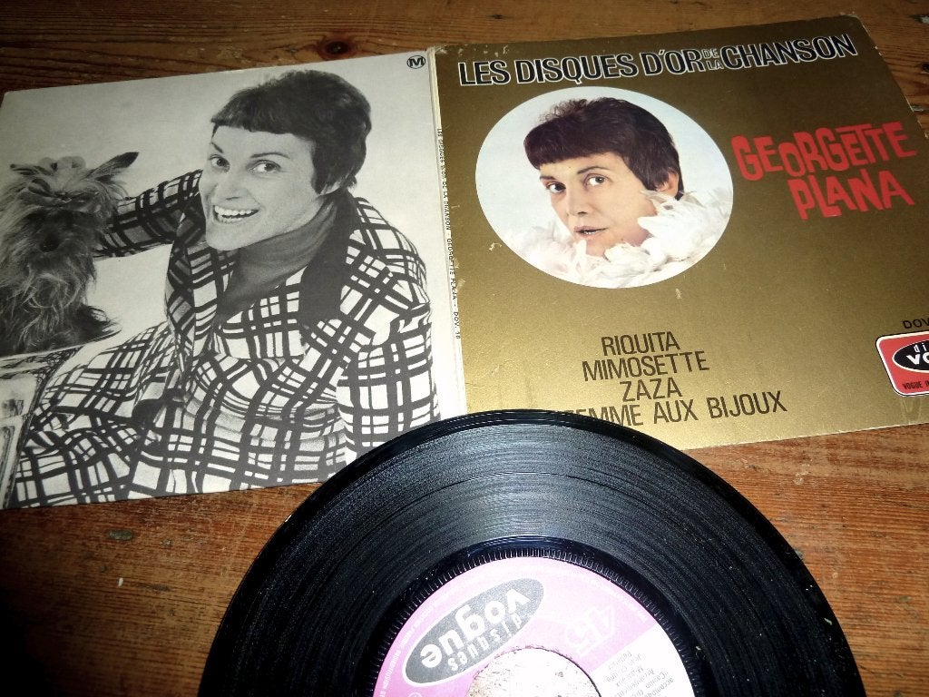 EP GEORGETTE PLANA riquita - uitklap single hoes - 1968, EP, Ophalen of Verzenden, EP