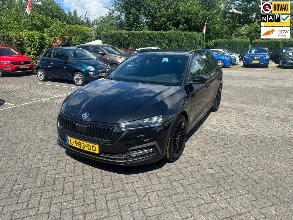 Skoda Octavia Combi 1.0 e-TSI Sport Business , navigatie , p, Auto's, Skoda, Gebruikt, Euro 6, Hybride Elektrisch/Benzine, 3 cilinders