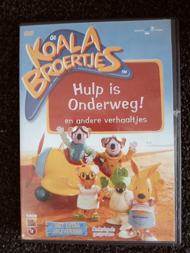 Dvd De Koala Broertjes: Hulp is Onderweg - Prima Staat, Alle leeftijden, Ophalen of Verzenden, Zo goed als nieuw, Dieren