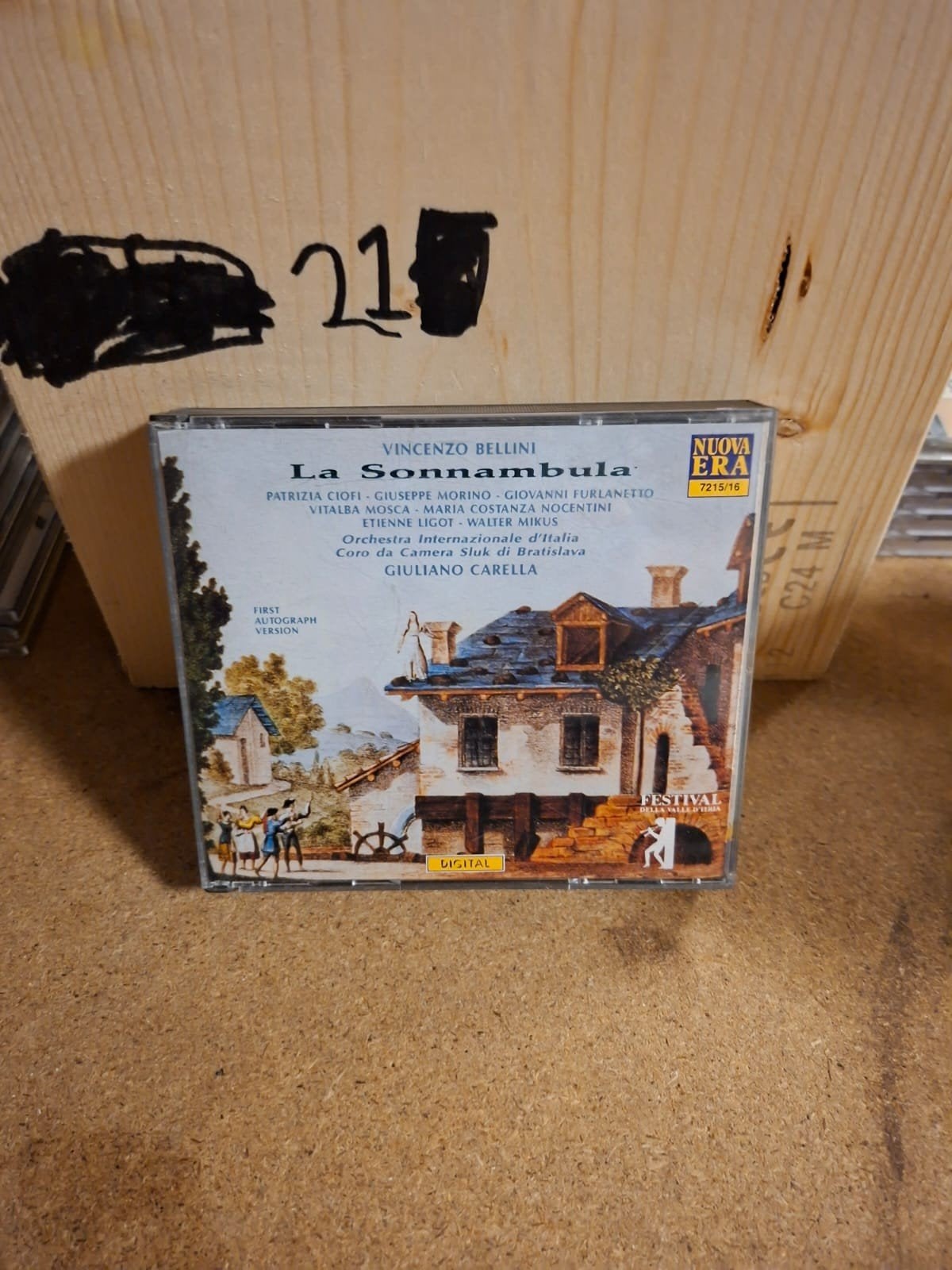 Vincenzo Bellini - La Sonnambula (Opera CD), Gebruikt, Overige componisten, Opera of Operette, Ophalen of Verzenden