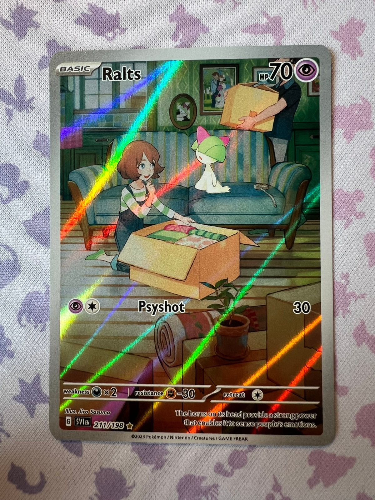 Ralts 211 Scarlet & Violet Base, Ophalen of Verzenden, Nieuw, Losse kaart, Foil