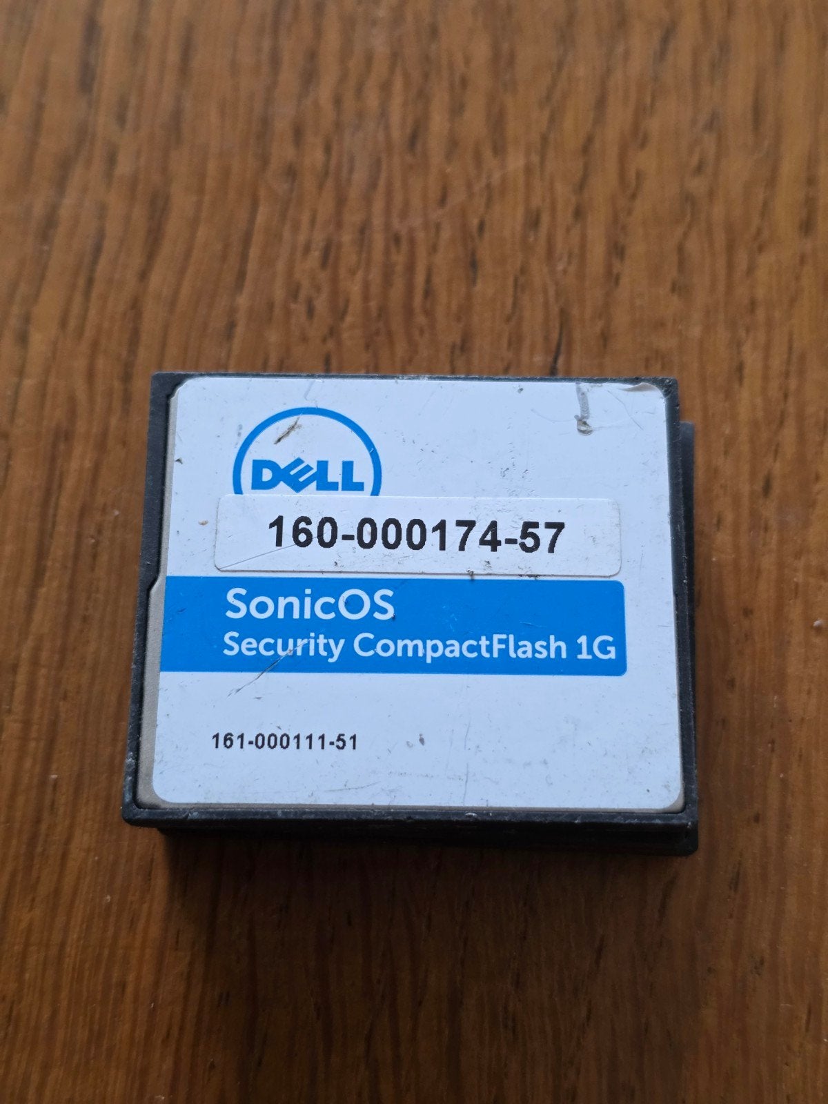 Dell SonicOS Security CompactFlash 1G - Model 160-000174-57, Gebruikt, Compact Flash (CF), Minder dan 2 GB, Ophalen of Verzenden
