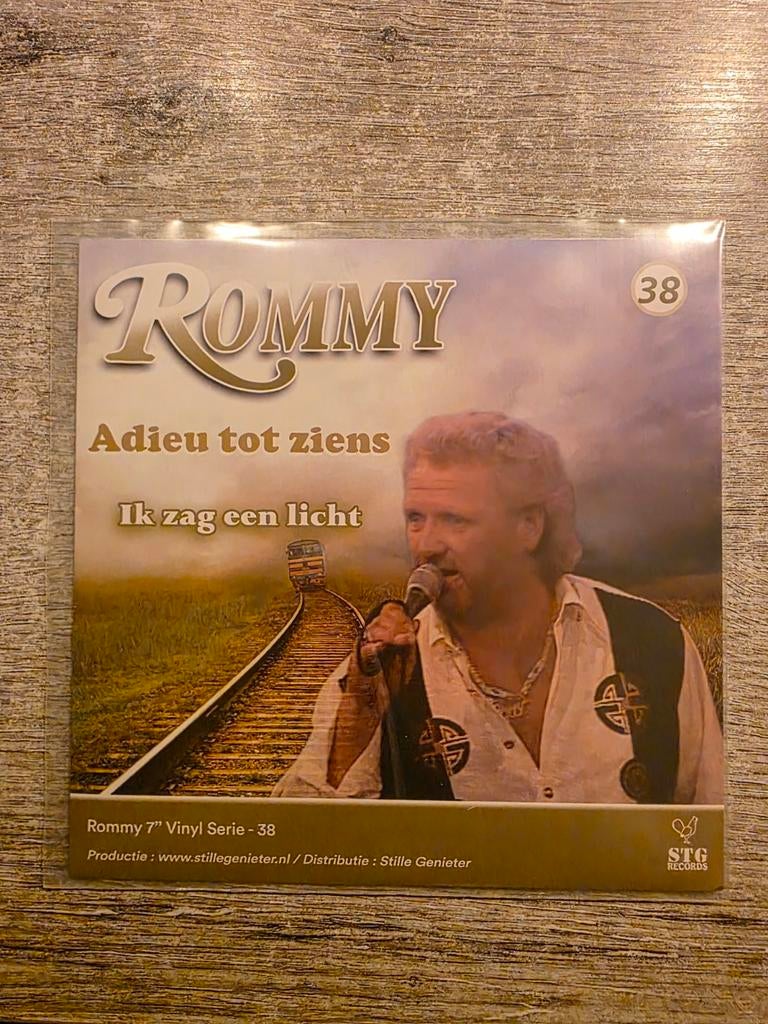 7″ – Rommy – Adieu Tot Ziens / Ik Zag Een Licht – Deel 38, Ophalen of Verzenden, 7 inch, Levenslied of Smartlap