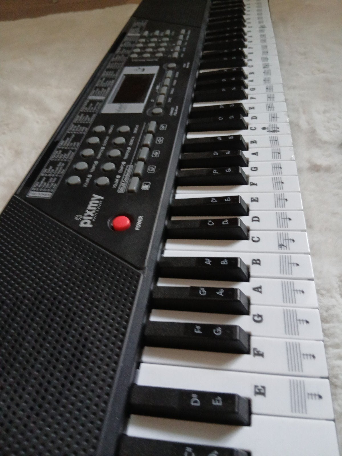 Pixmy Keyboard met 61 toetsen en microfoon, Muziek en Instrumenten, Ophalen, Gebruikt, 61 toetsen, Overige merken