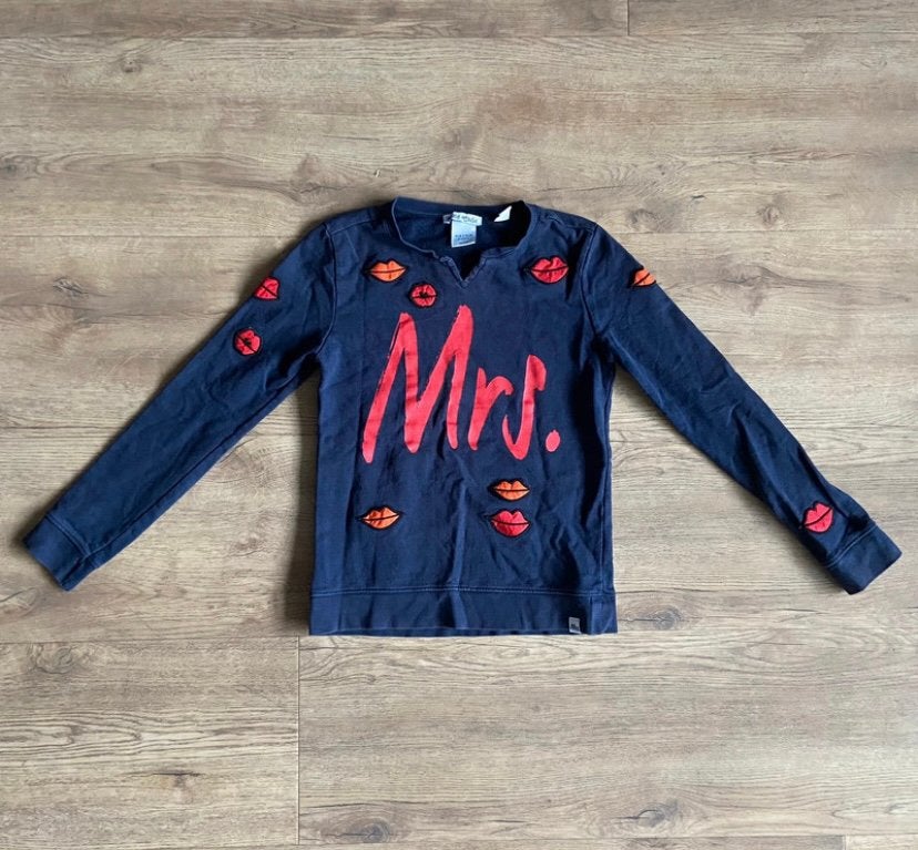 Nik & Nik donkerblauwe meiden trui maat 152, Trui of Vest, Nik&Nik, Zo goed als nieuw, Verzenden