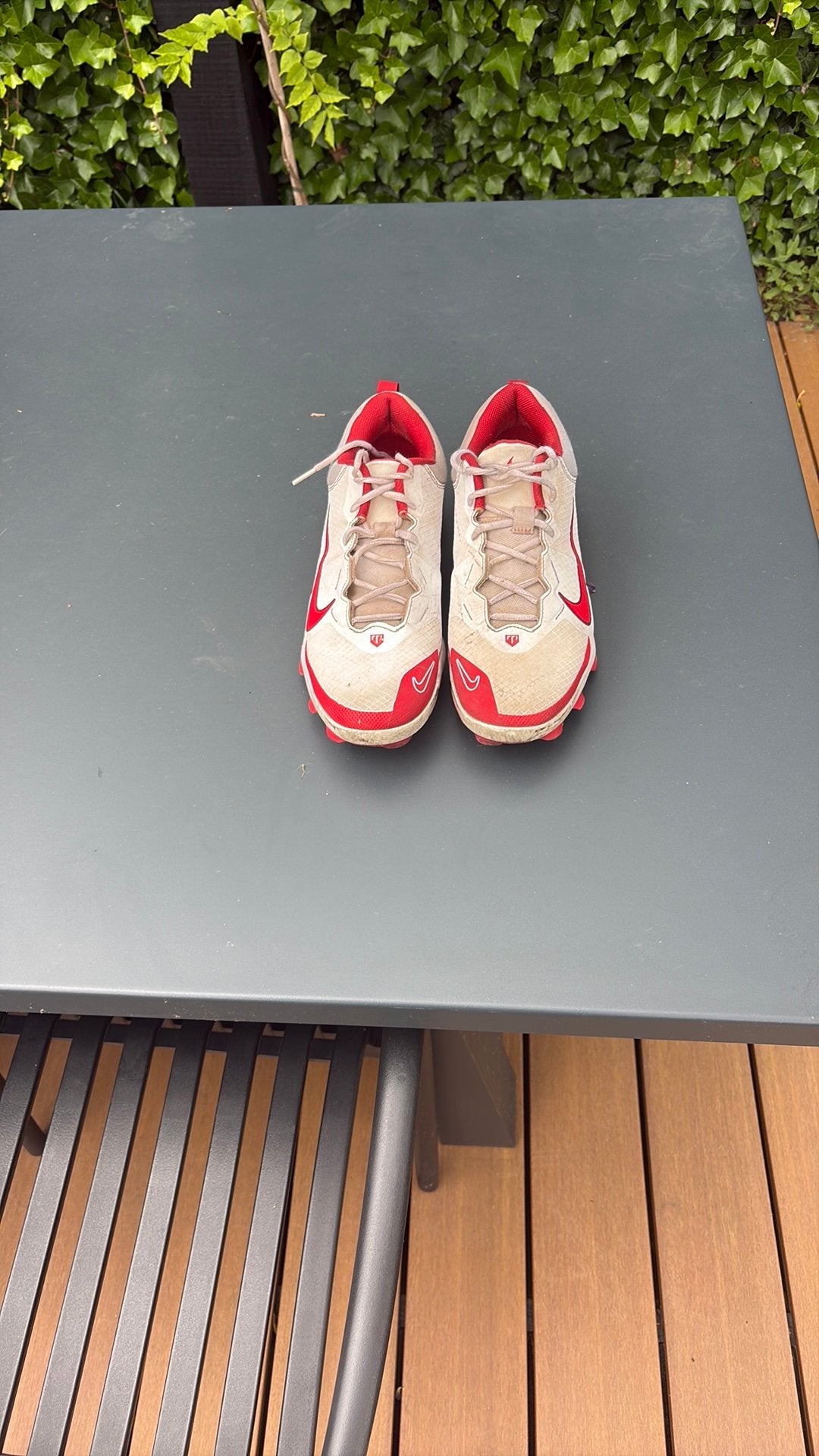 Mike trout honkbal schoenen, Sport en Fitness, Honkbal en Softbal, Ophalen, Zo goed als nieuw, Schoenen