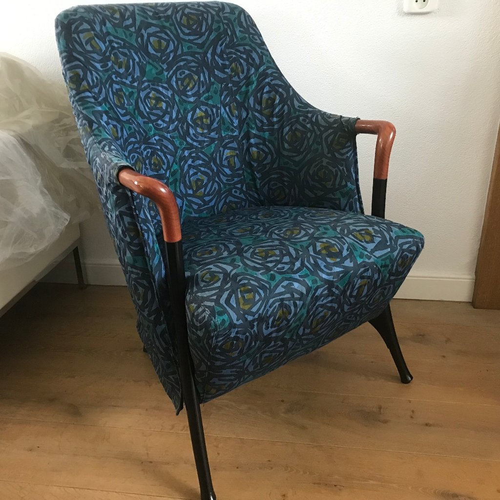 Giorgetti Progetti 63260 fauteuil stoel Centro Ricerche, Gebruikt, 75 tot 100 cm, Ophalen of Verzenden, Nvt