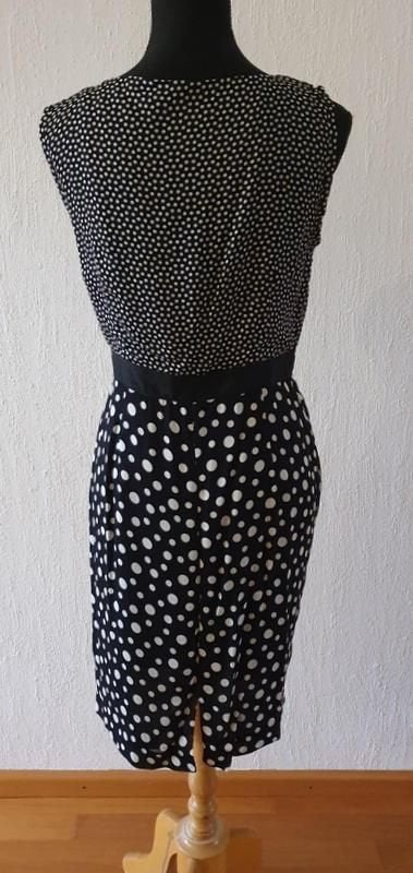 Jean Paul jurk zwart met witte bolletjes, Maat 38/40 (M), Zwart, Ophalen of Verzenden, Zo goed als nieuw