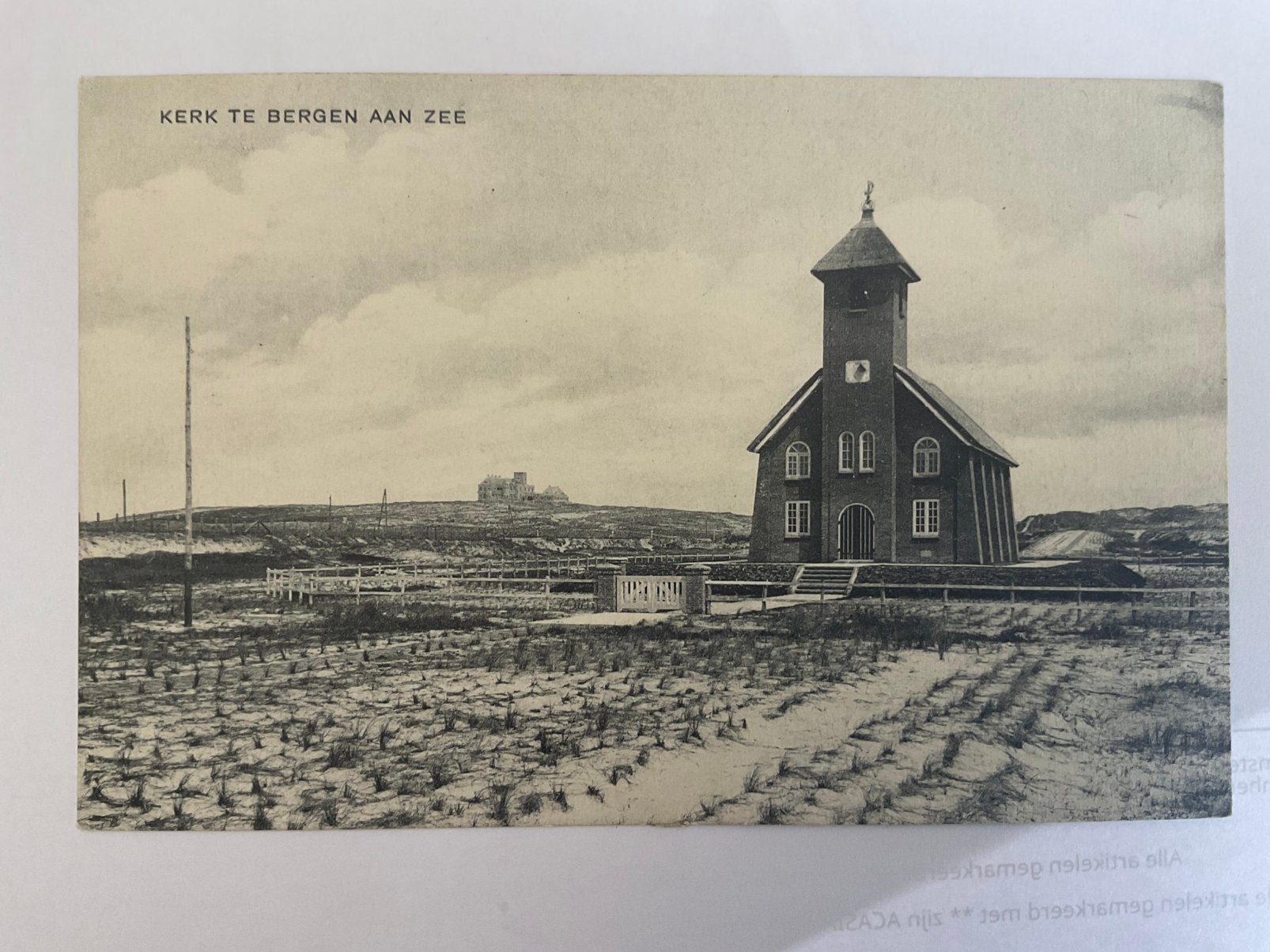 Bergen aan zee,kerk, Ophalen of Verzenden, Noord-Holland