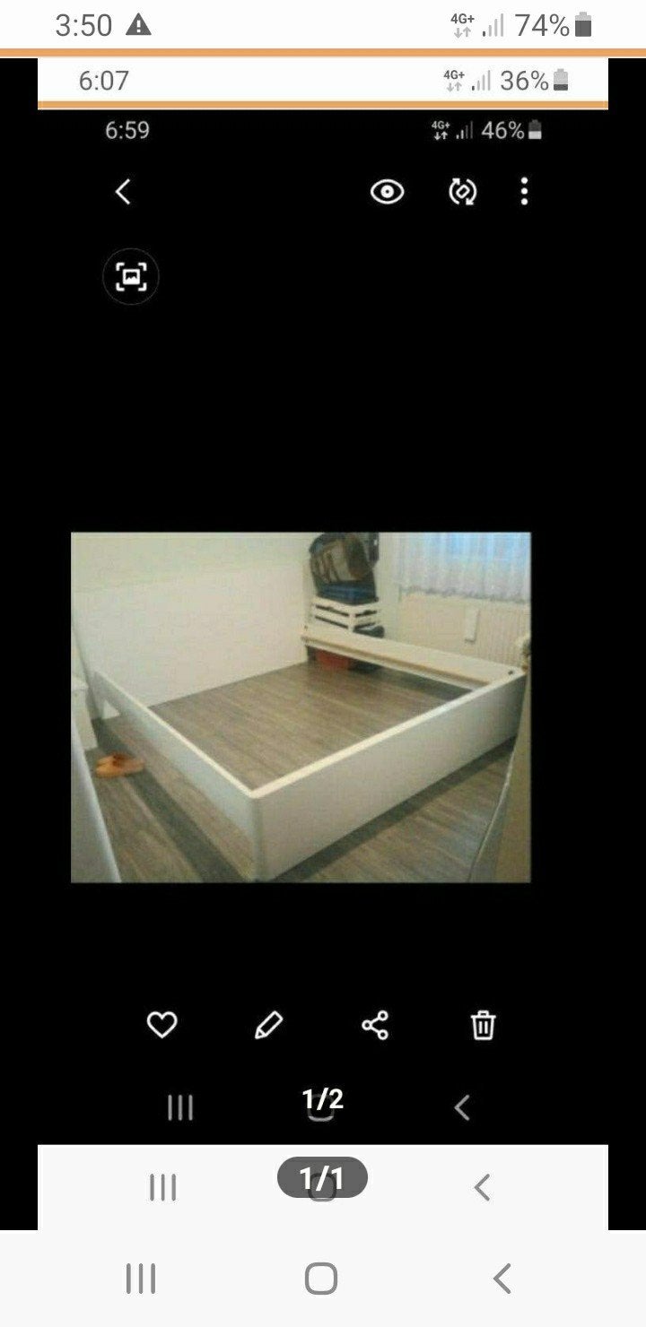 LEDIKANT MET COMMODE NIEUW, Ophalen