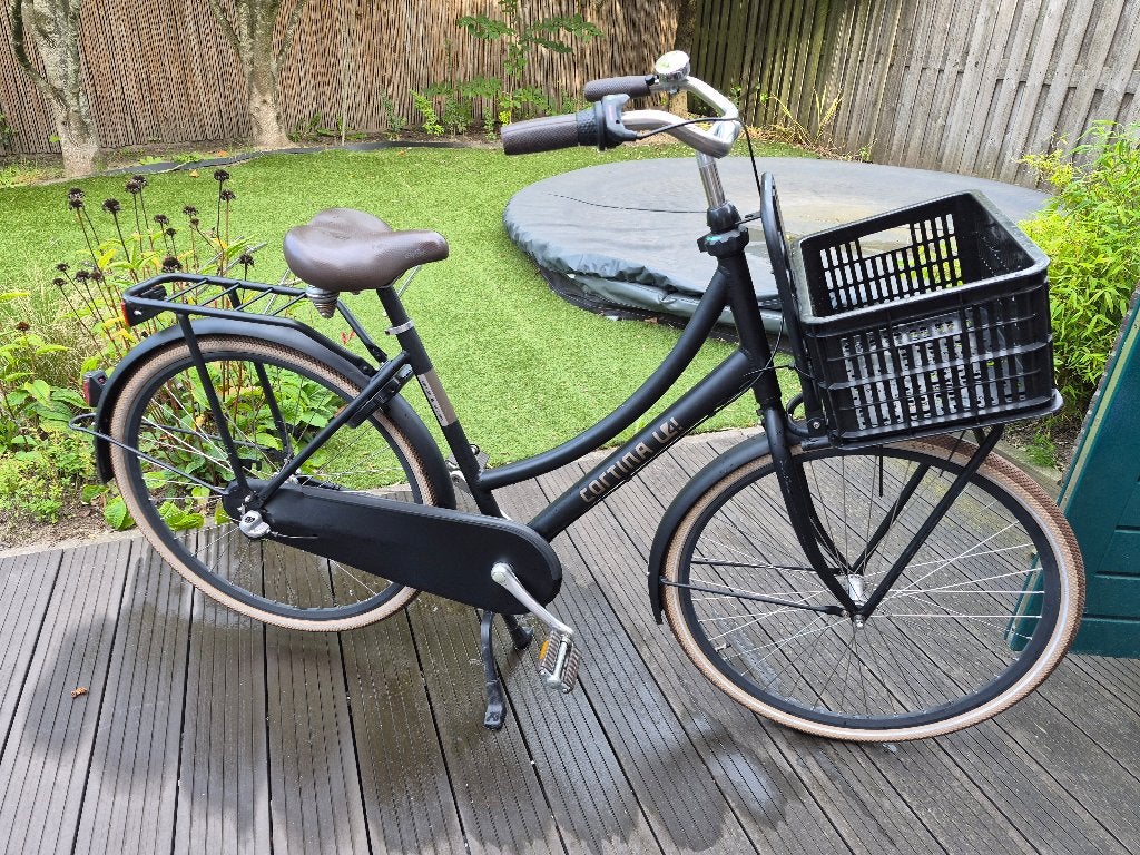 Cortina L4 - RN3 damesfiets 50 cm, Terugtraprem, Versnellingen, Zo goed als nieuw, 50 tot 53 cm