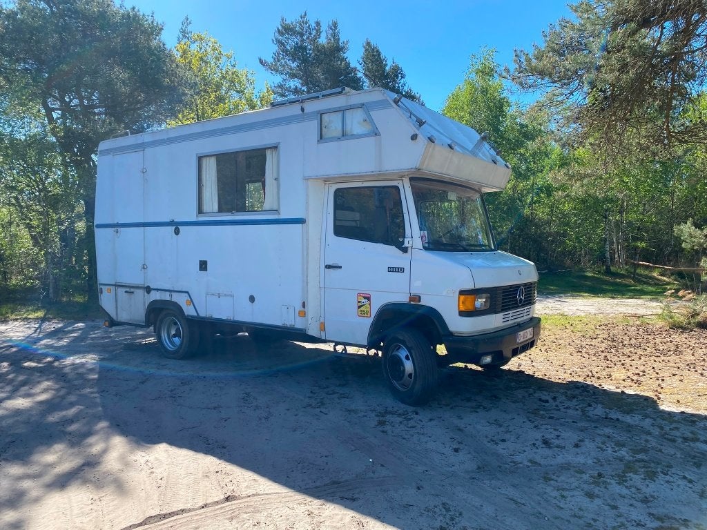 Mercedes 811D oldtimer camper/project, Overige carrosserieën, Wit, Mercedes-Benz, Overige kleuren