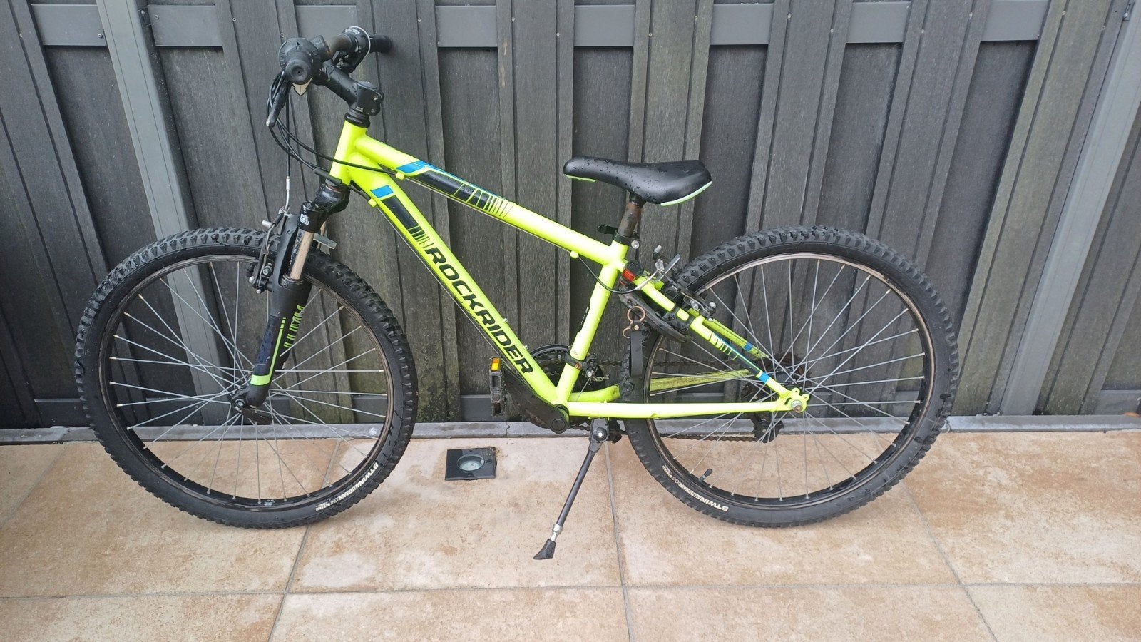 Rockrider ST500 Mountainbike - Neon Geel, Fietsen en Brommers, Fietsen | Mountainbikes en ATB, Gebruikt, Hardtail, Heren, Schijfrem