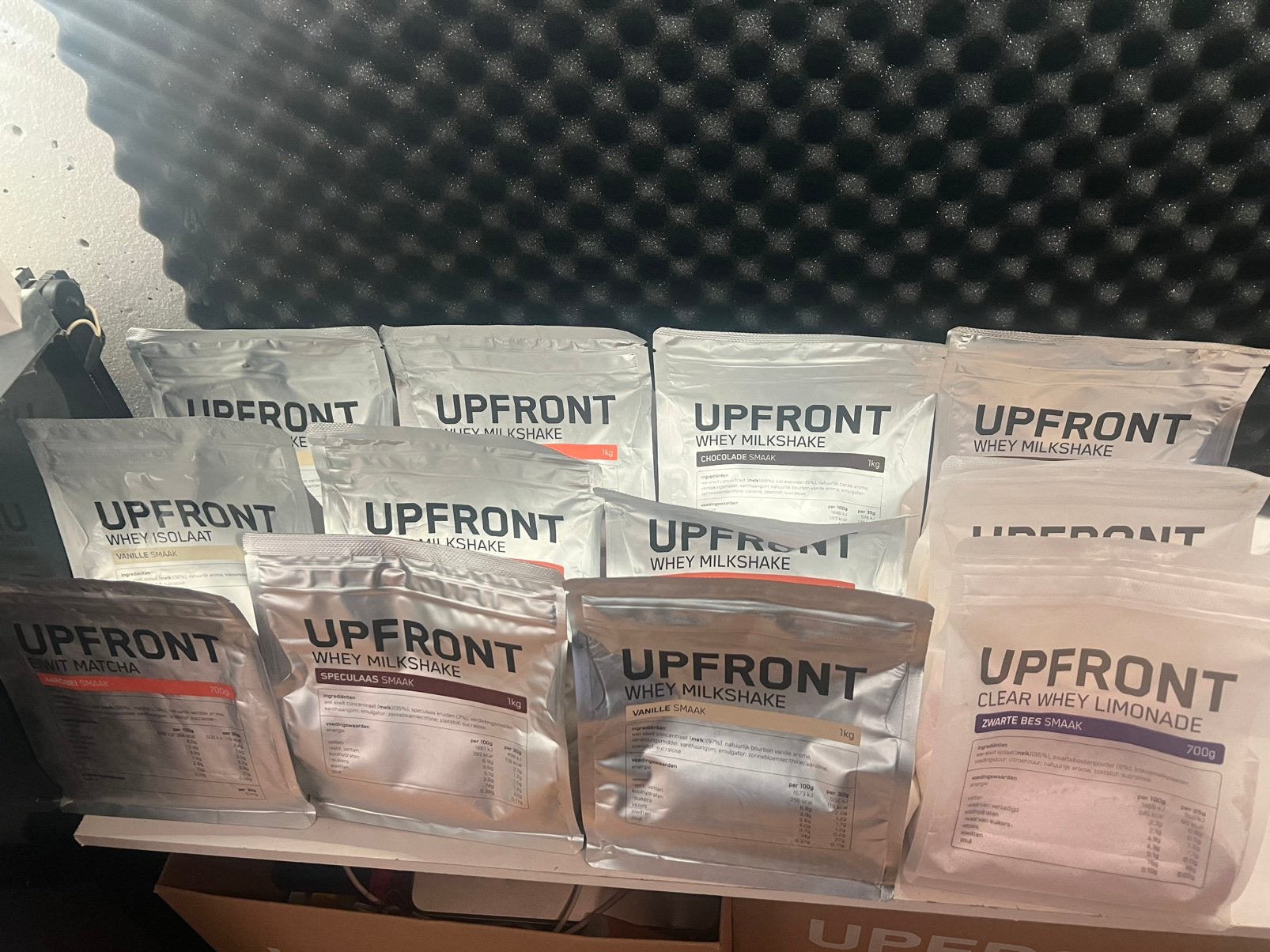 Upfront voorraad (heel veel eiwitrepen), Verzenden, Nieuw