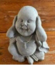 Beton buddha horen, Ophalen of Verzenden, Gebruikt