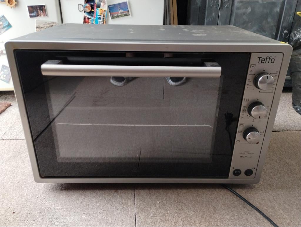 Teffo TFF001 Elektrische Oven - Compact en Krachtig, Witgoed en Apparatuur, Ovens, Minder dan 45 cm, Minder dan 45 cm, Oven, Ophalen of Verzenden