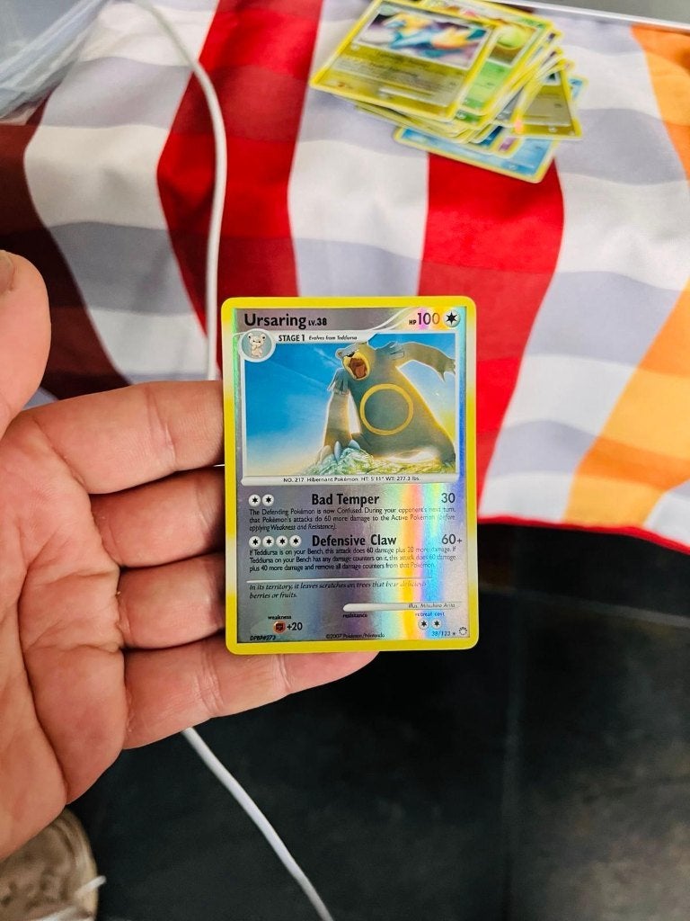 Ursaring 38/123 Reverse Holo Mysterious Treasures Pokemon, Verzenden, Zo goed als nieuw, Losse kaart, Foil