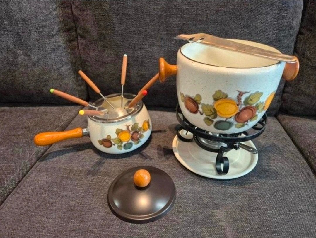 Vintage Winterling Fondue- en Feuerzangenbowle Set, 2 tot 3 liter, Ophalen of Verzenden, Zo goed als nieuw, Uitneembare binnenpan