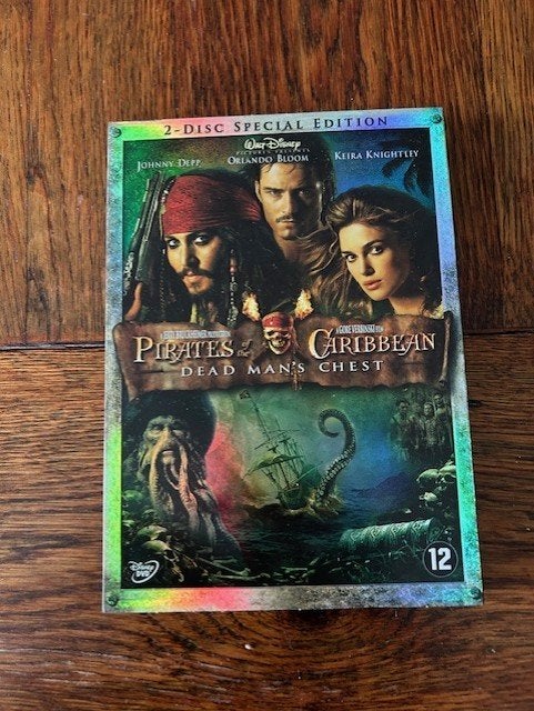 F44-2 dvd's Pirates of the Caribbean Dead man's chest 2 euro, Vanaf 12 jaar, Ophalen of Verzenden, Zo goed als nieuw, Actie en Avontuur
