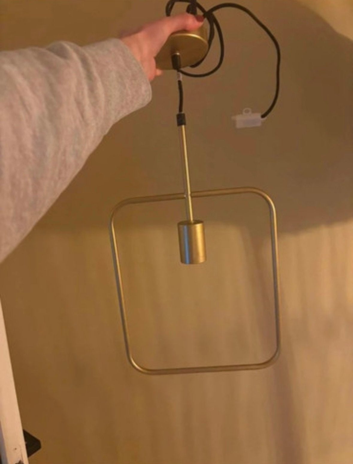 Plafondlamp goud hema, Ophalen of Verzenden, Zo goed als nieuw