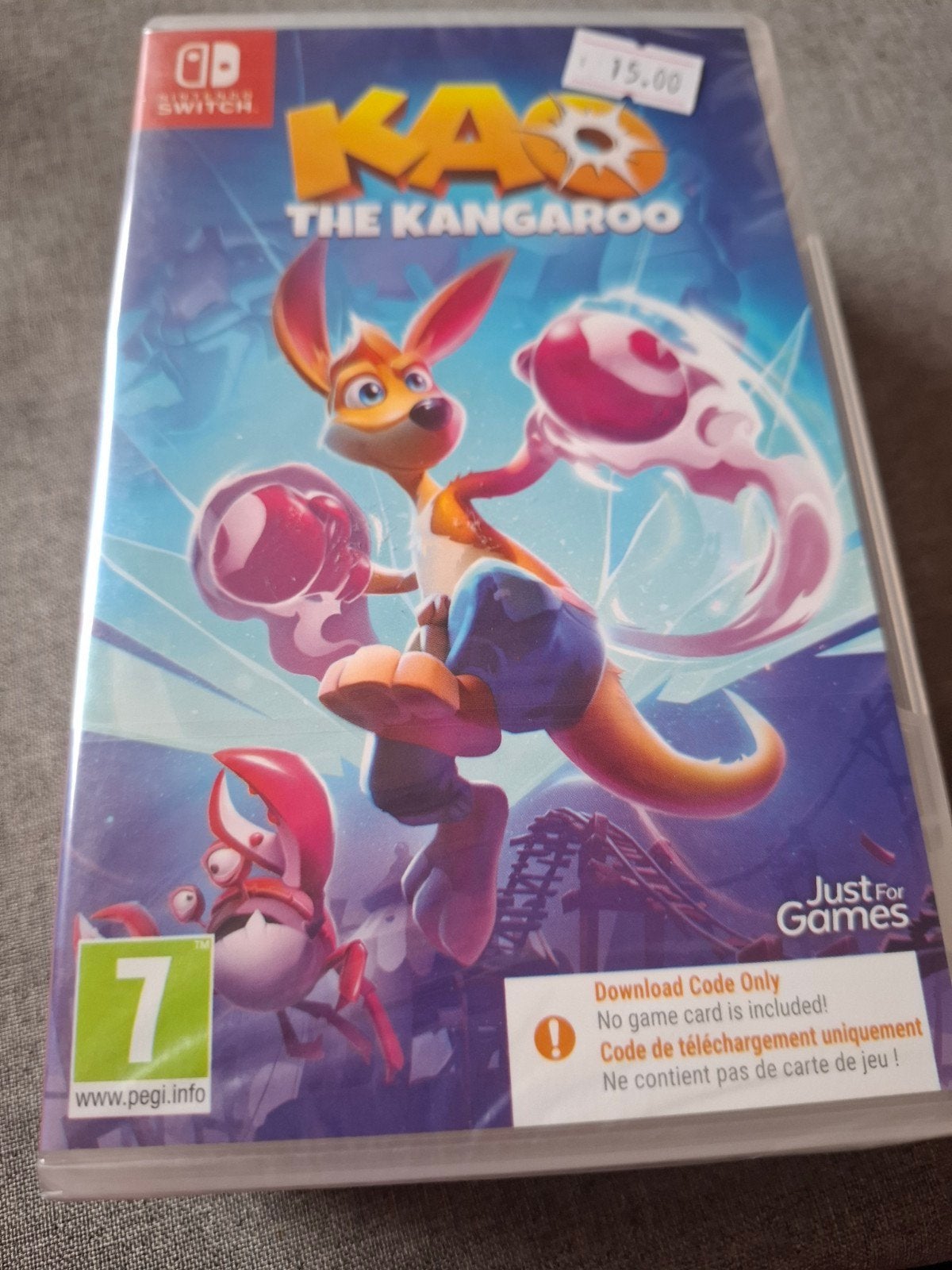 Nintendo switch kao the kangaroo nieuw, 1 speler, Verzenden, Nieuw