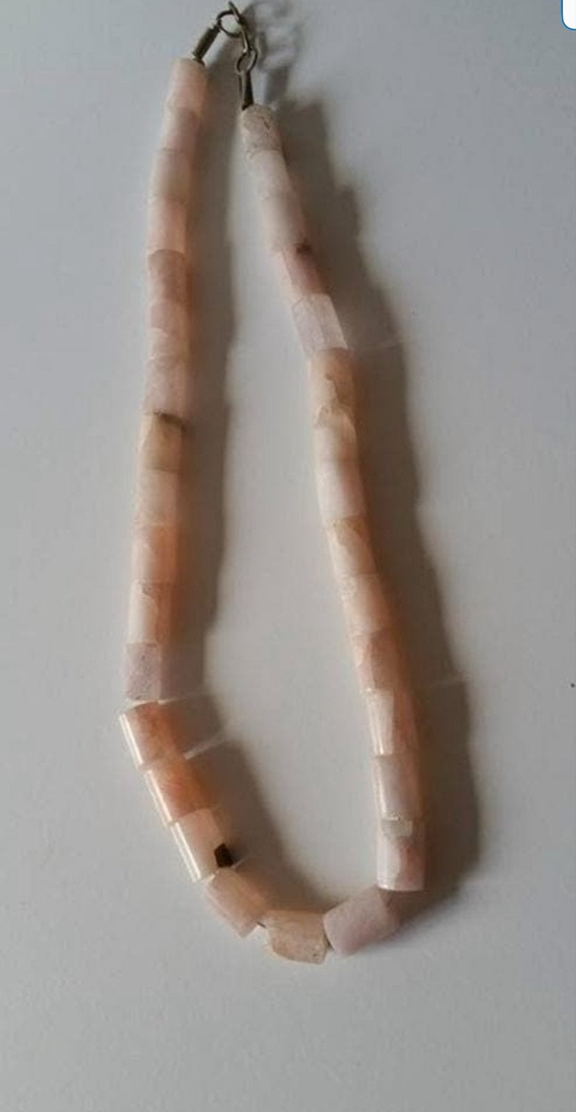 Elegante Rozenkwarts Ketting - Natuurlijke Edelsteen Sierade, Sieraden, Tassen en Uiterlijk, Kettingen, Nieuw, Ophalen of Verzenden