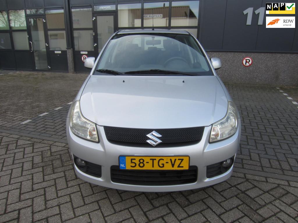 Suzuki SX4 1.6 Exclusive 2006 Airco NAP! APK!, Voorwielaandrijving, 15 km/l, Gebruikt, Metallic lak