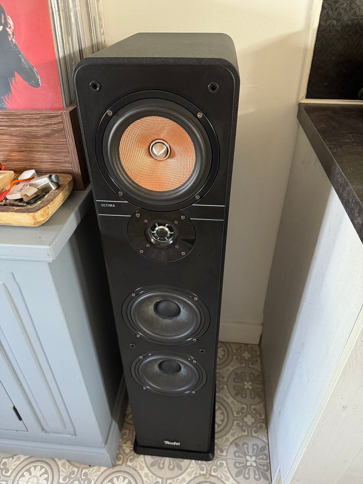 Teufel Ultima 40 Mk3 Floorstand Speakers Zwart