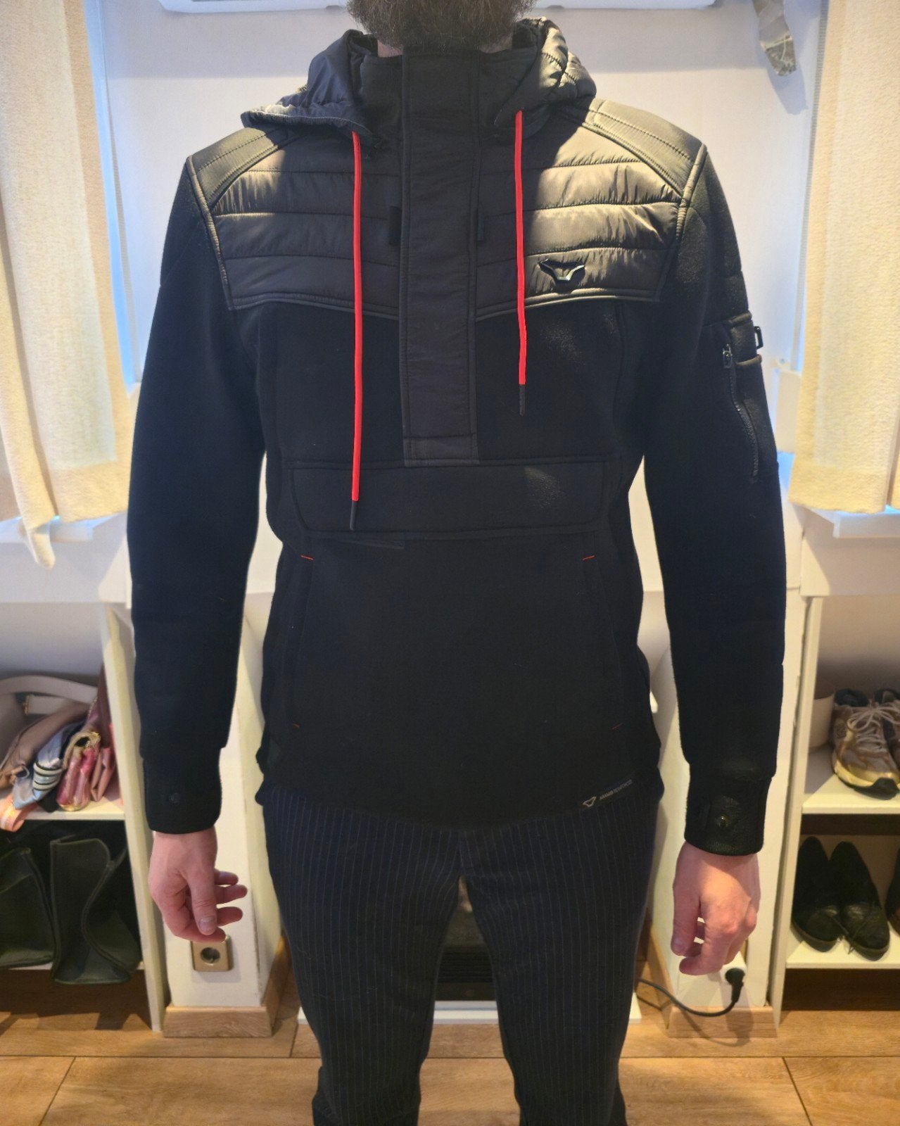 Macna Aron motorjas / motortrui maat L, Jas | textiel, Heren, Ophalen of Verzenden, Tweedehands