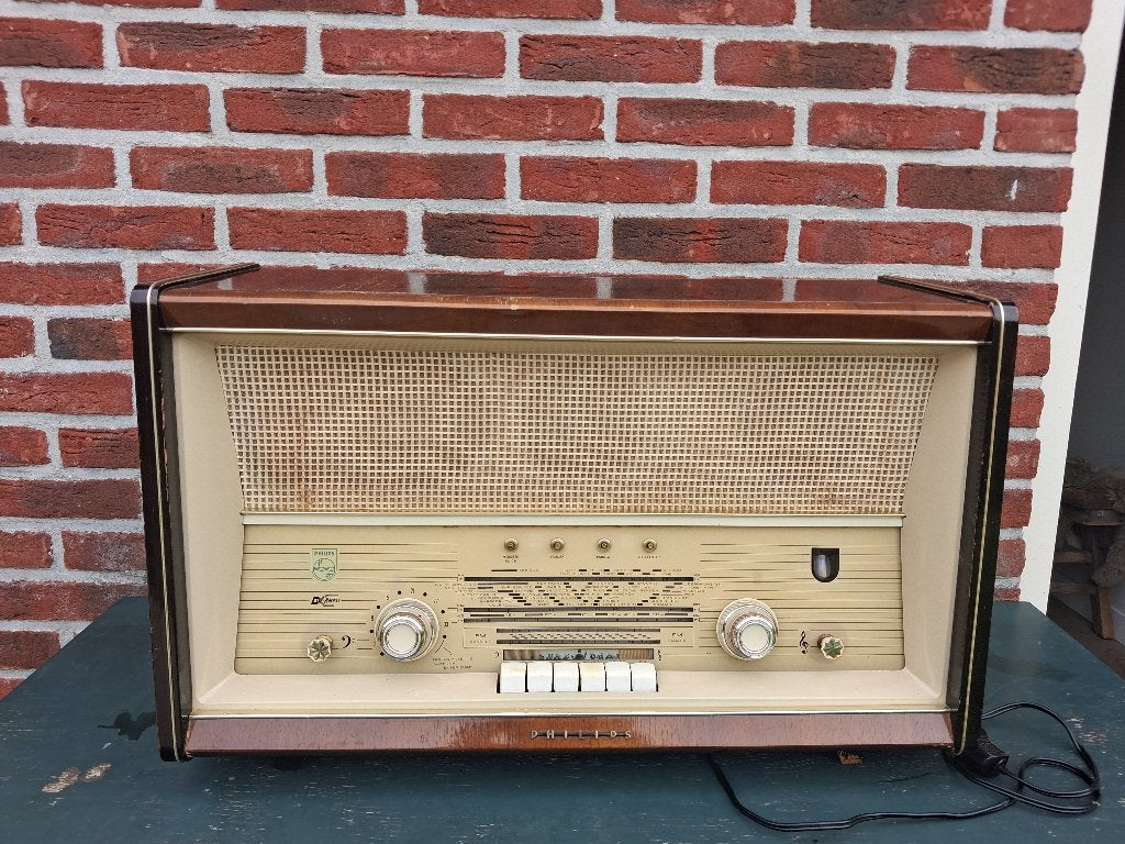 Ouderwetse Philips radio, Ophalen, Gebruikt, Radio
