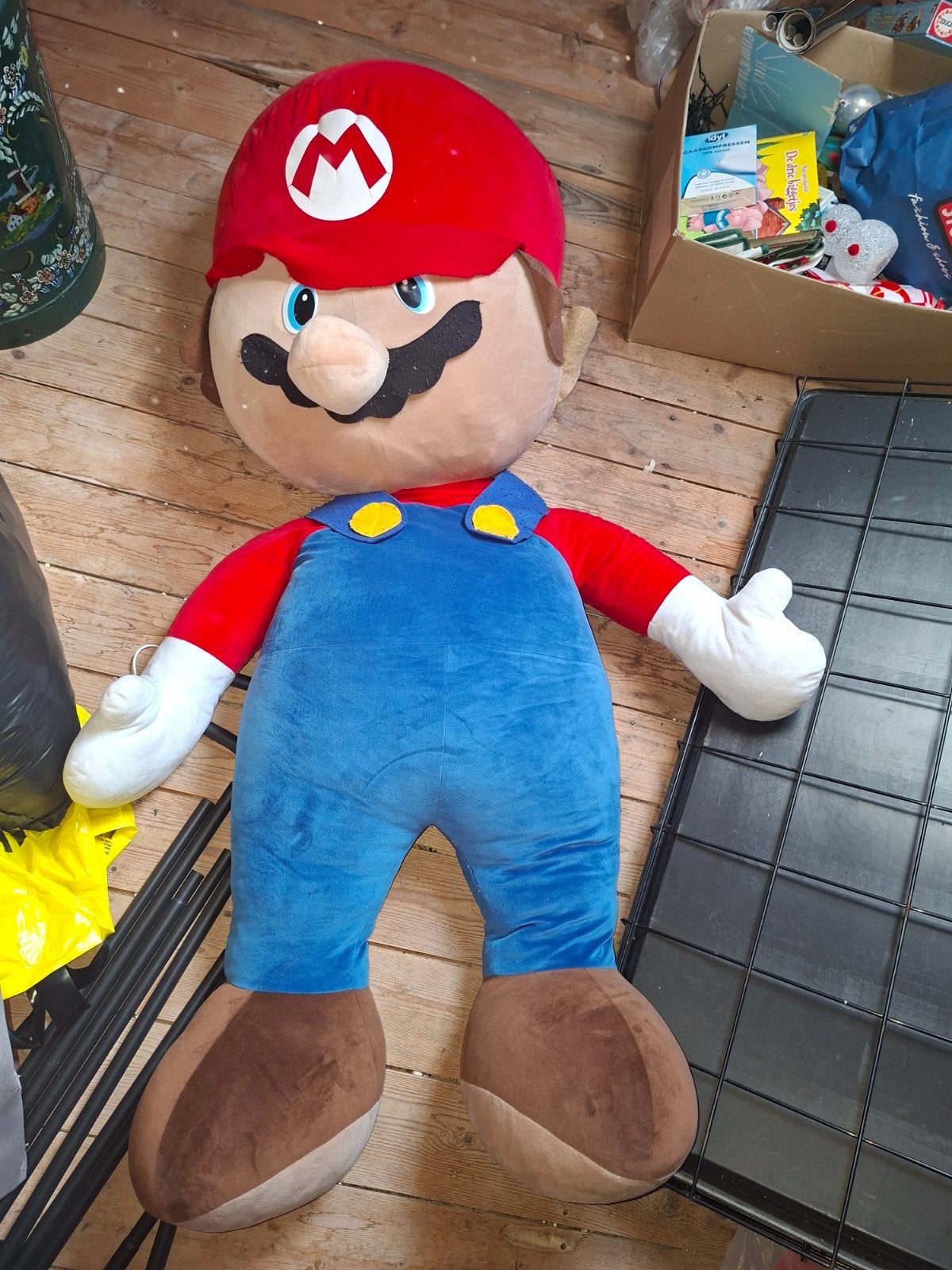 Grote Super Mario Knuffel - Perfect voor Fans!, Ophalen, Zo goed als nieuw, Nintendo, Groot (groter dan 80 cm)