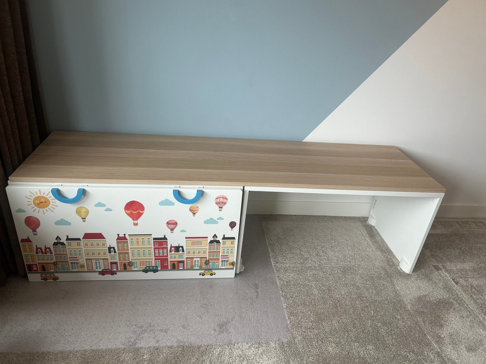 IKEA Smastad x1toychest x1 Smastad bench + wooden top, Ophalen, Zo goed als nieuw, Overige typen
