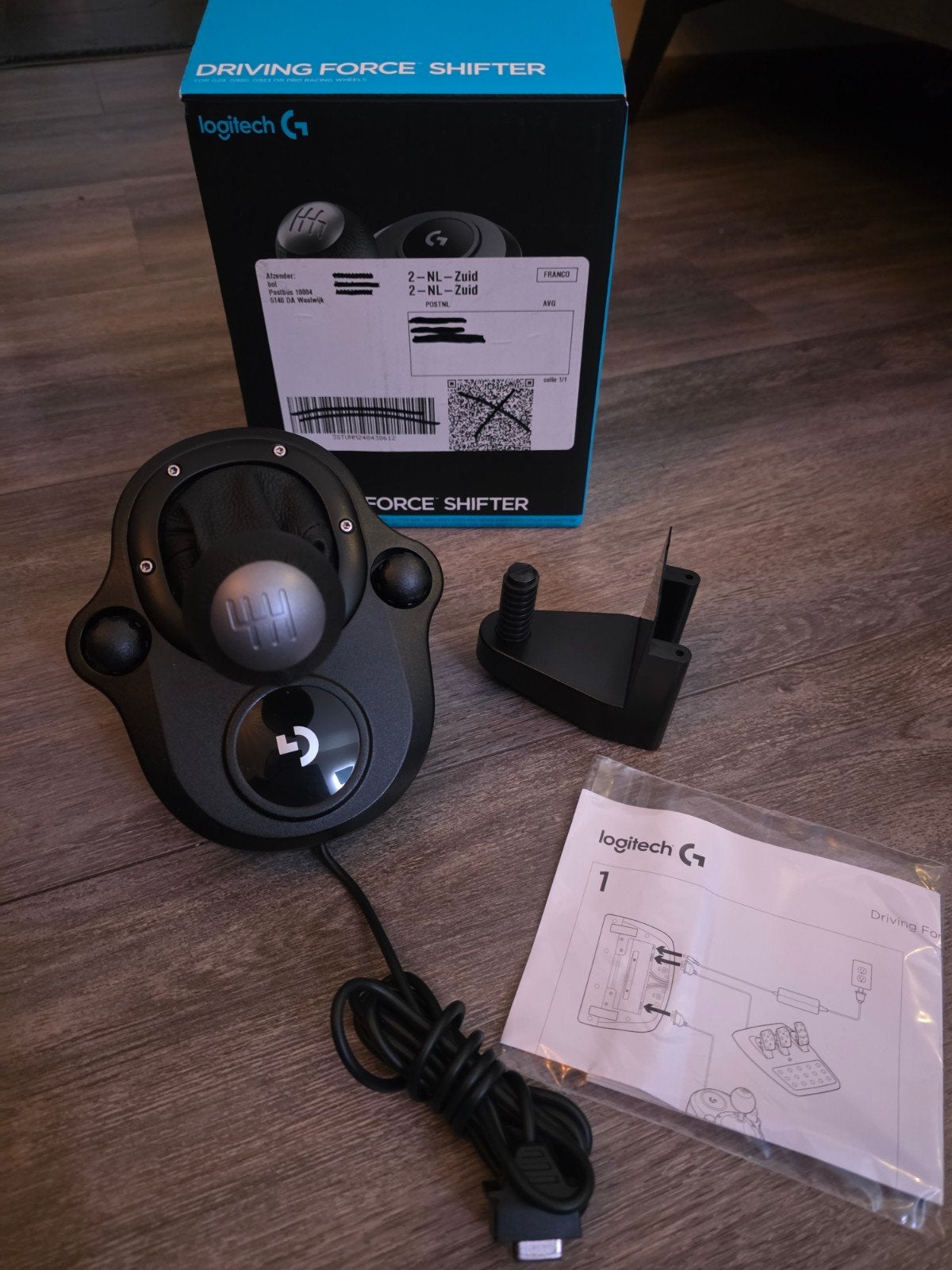 Logitech Driving Force Shifter - Zo goed als nieuw, Spelcomputers en Games, Logitech, Ophalen of Verzenden, Zo goed als nieuw