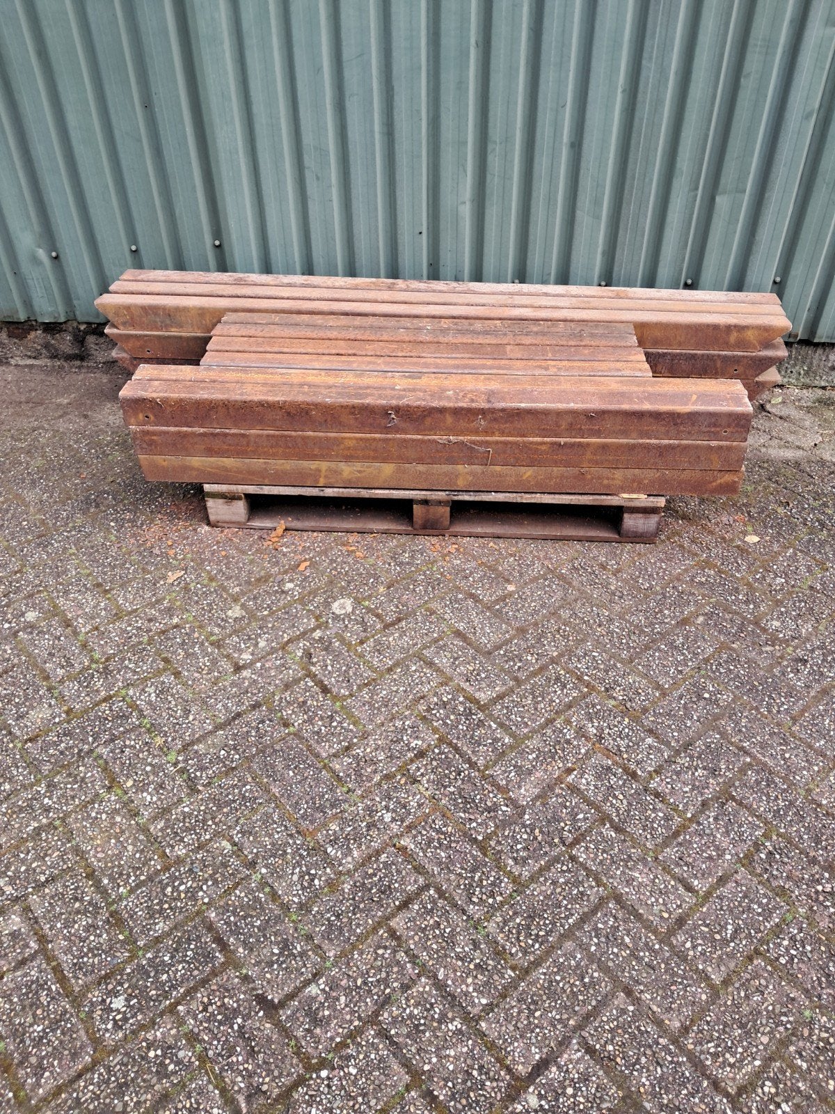 U Profielen, Doe-het-zelf en Verbouw, Hout en Planken, Ophalen, Balk, Overige houtsoorten, 50 mm of meer