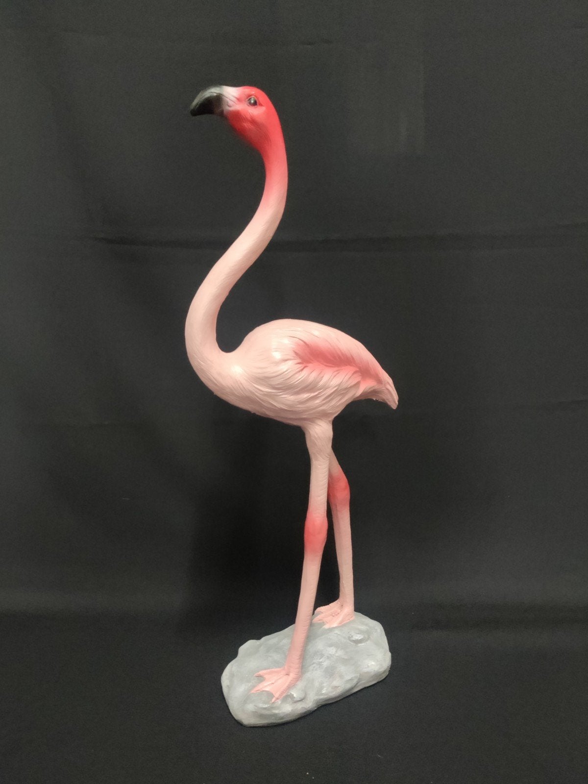 Flamingo, roze flamingo op rots., Verzamelen, Ophalen of Verzenden, Nieuw, Dier