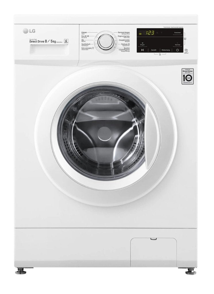 Wasmachine-droger combi LG GD3M108N3  8/5 kg., Witgoed en Apparatuur, Wasmachines, Ophalen, Zo goed als nieuw, Voorlader, 85 tot 90 cm