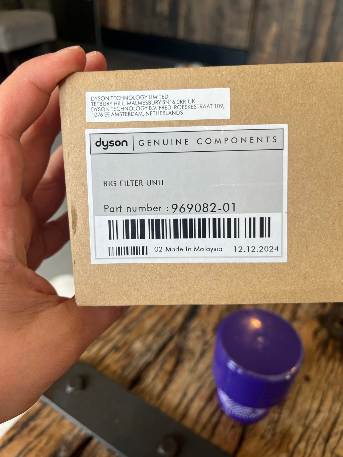 Dyson v10 orgineel filter nieuw(969082-01), Inclusief accessoires, Overige typen, Nieuw, Ophalen of Verzenden