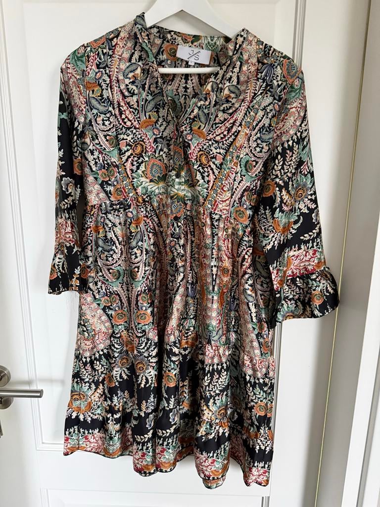 JS Millenium Jurk met Paisley Print - Maat L, Kleding | Dames, Jurken, Overige kleuren, Maat 42/44 (L), Ophalen of Verzenden, Zo goed als nieuw
