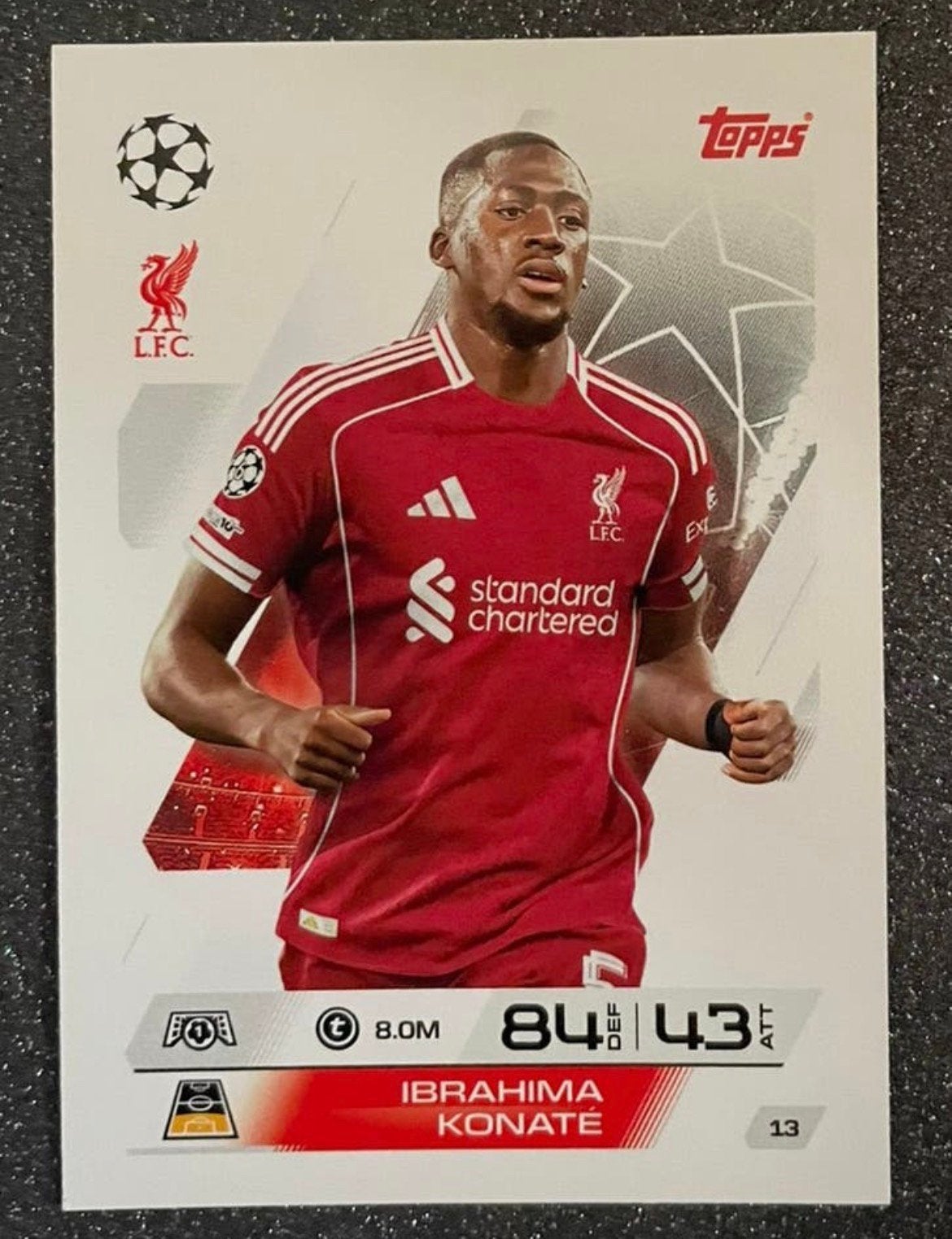 Topps MA 25/26    KONATÉ    LIVERPOOL FC, Verzenden, Zo goed als nieuw, Plaatje
