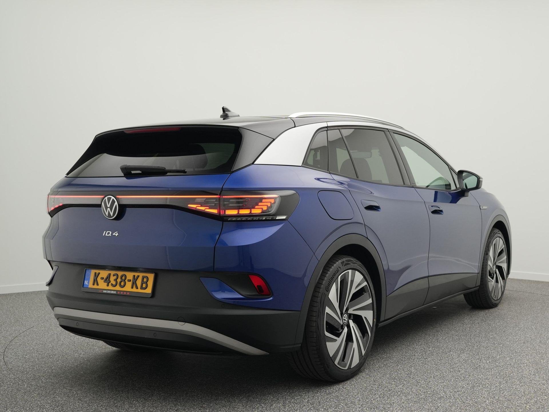 Volkswagen ID.4 Max 77 kWh 204 PK | SoH 90% | Panoramadak |, Auto's, Automaat, Achterwielaandrijving, Gebruikt, Blauw
