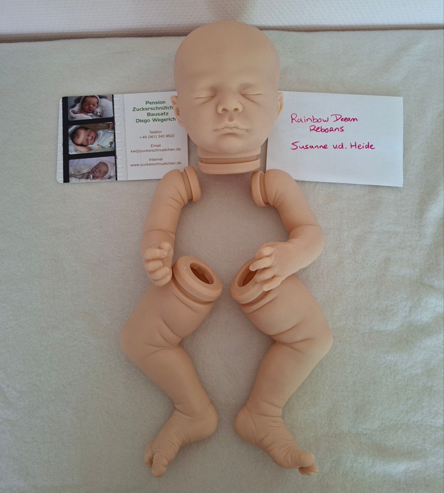 Reborn kit Diëgo, Ophalen of Verzenden, Nieuw, Babypop, Levensecht of Reborn