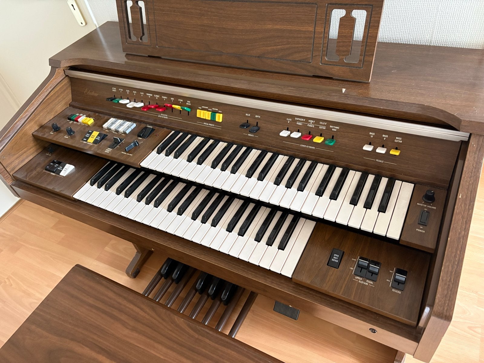 Yamaha Electone Orgel B-55 B-75 met 2 klavieren, Muziek en Instrumenten, Orgels, Ophalen, Gebruikt, 2 klavieren, Orgel