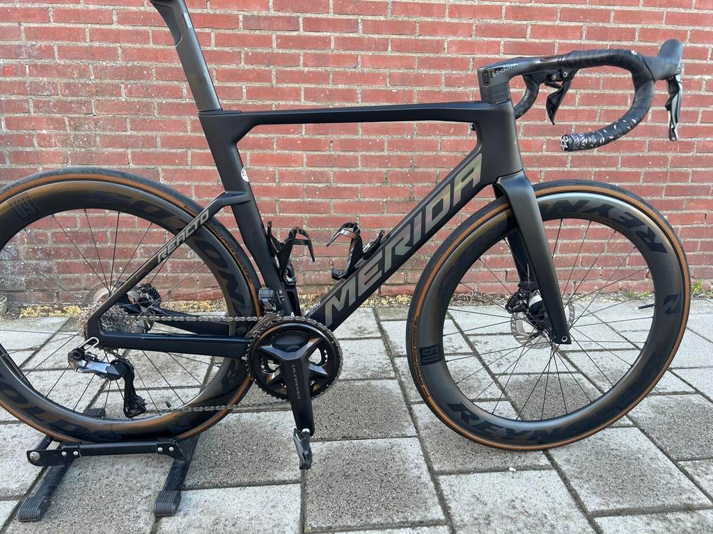 Merida Reacto 8000 Maat M, Carbon, Heren, Meer dan 20 versnellingen, Schijfrem